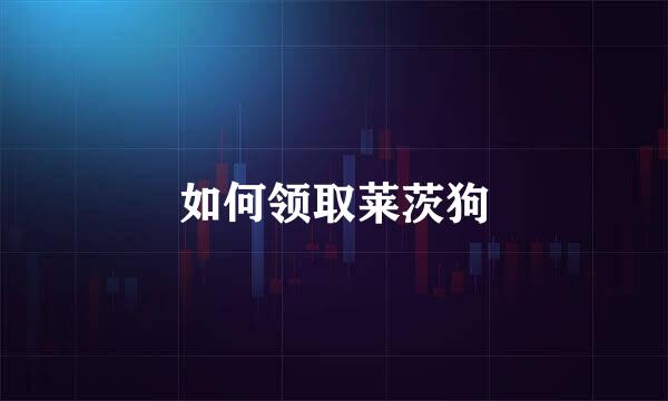如何领取莱茨狗