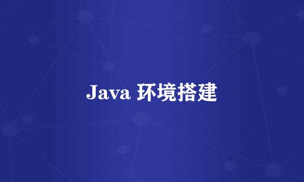 Java 环境搭建