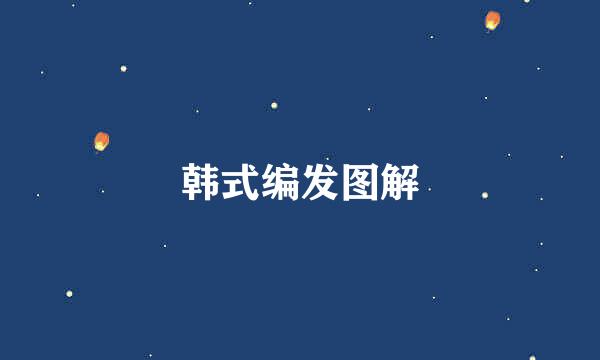 韩式编发图解