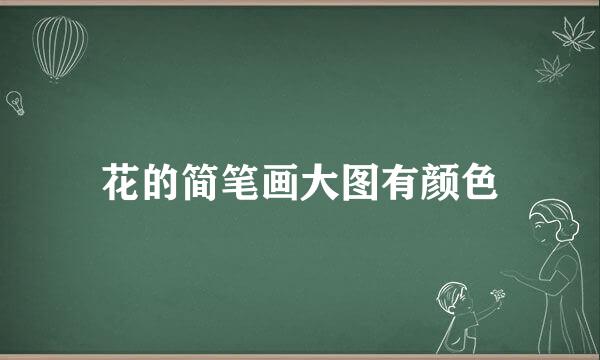 花的简笔画大图有颜色