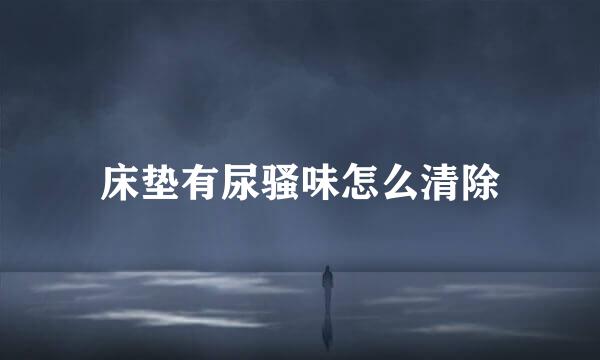 床垫有尿骚味怎么清除