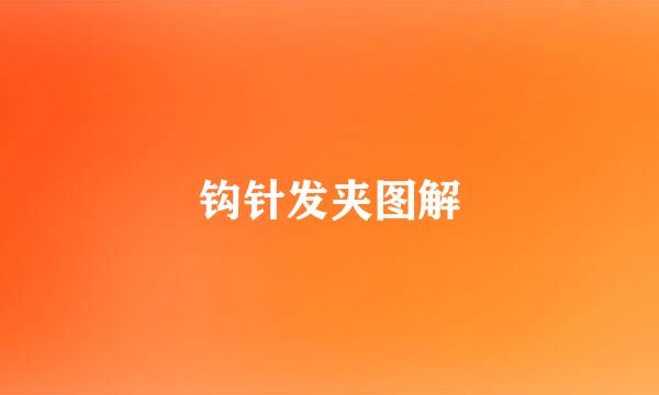 钩针发夹图解