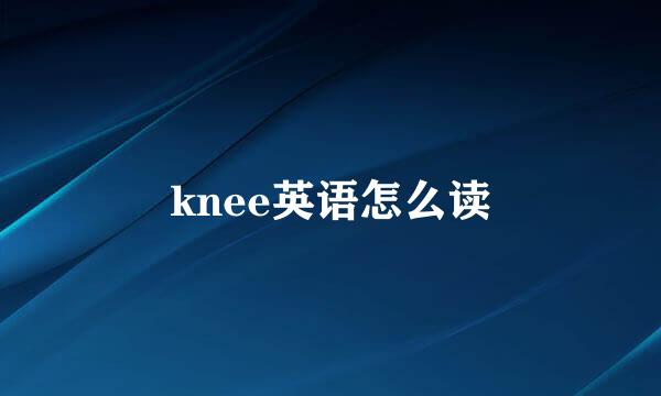 knee英语怎么读