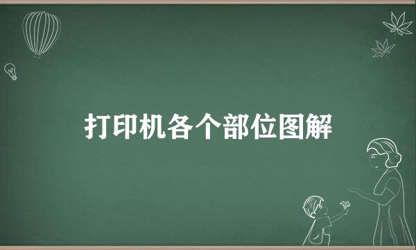 打印机各个部位图解