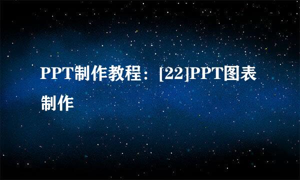 PPT制作教程：[22]PPT图表制作