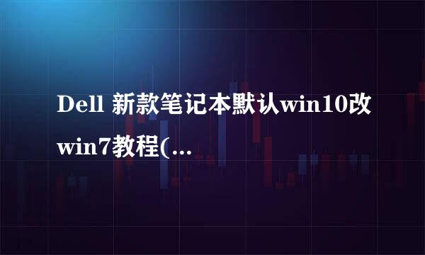 Dell 新款笔记本默认win10改win7教程(新版BIOS)