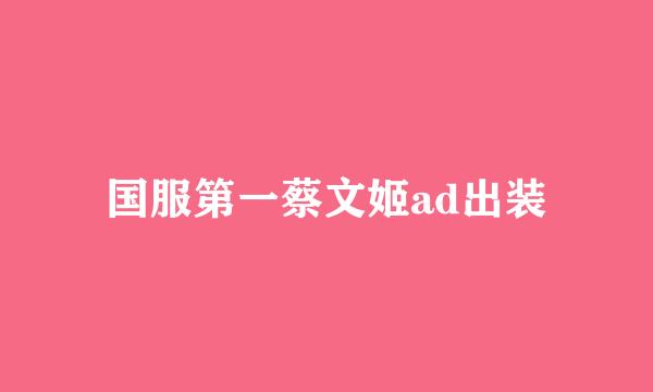 国服第一蔡文姬ad出装