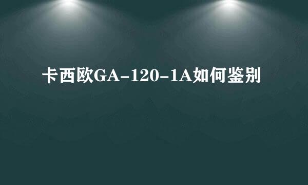 卡西欧GA-120-1A如何鉴别