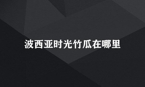 波西亚时光竹瓜在哪里