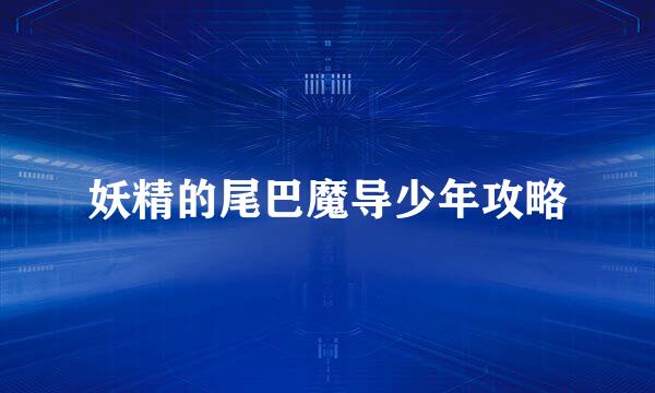 妖精的尾巴魔导少年攻略