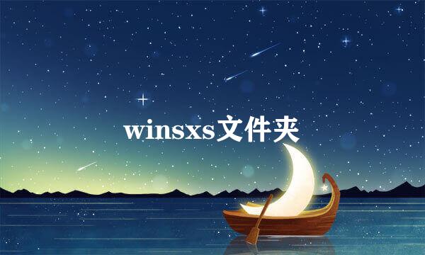 winsxs文件夹