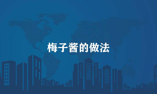 梅子酱的做法