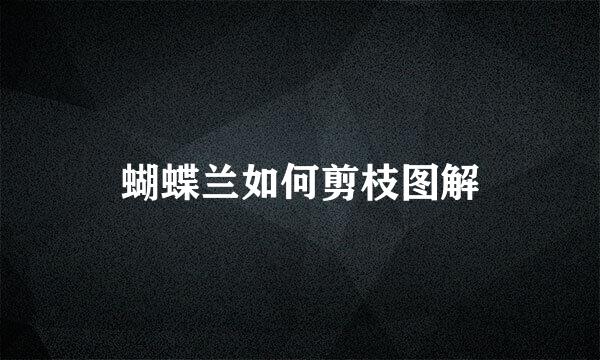 蝴蝶兰如何剪枝图解