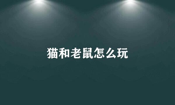猫和老鼠怎么玩