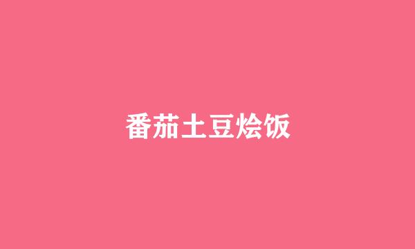 番茄土豆烩饭