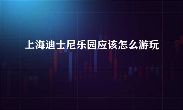 上海迪士尼乐园应该怎么游玩