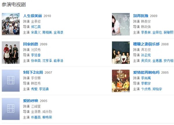 李尚禹演过哪些电视剧?