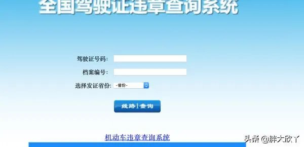驾驶证查询官方网站？
