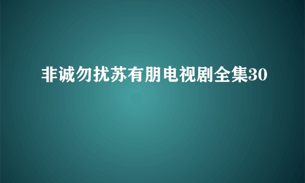 非诚勿扰苏有朋电视剧全集30