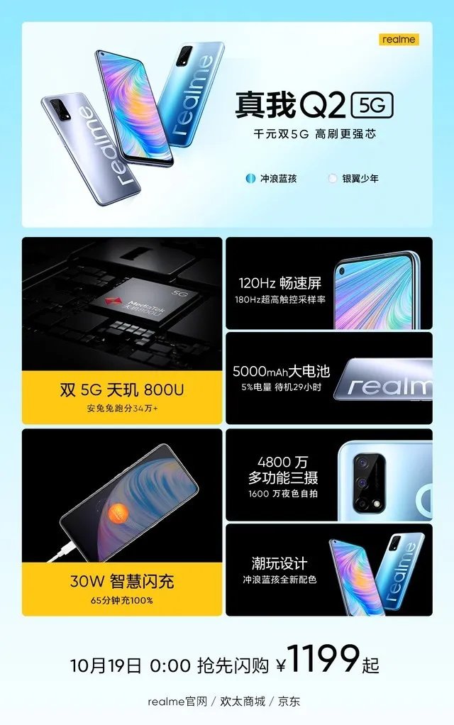 realme真我Q2系列双11抢先购火热来袭