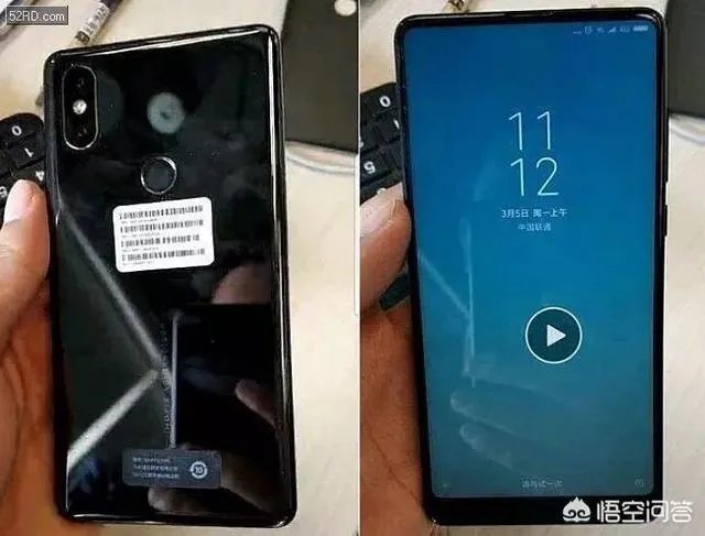 网络视频曝光的小米mix2s实机是真的吗?