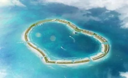 南沙渚碧礁建设