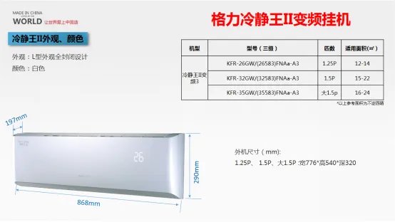 格力空调哪个系列好 格力空调型号推荐