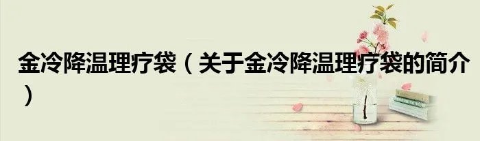 金冷降温理疗袋（关于金冷降温理疗袋的简介）