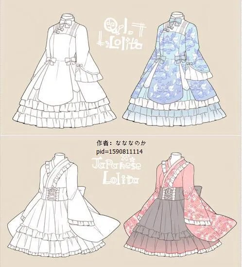 如何画动漫人物的衣服？