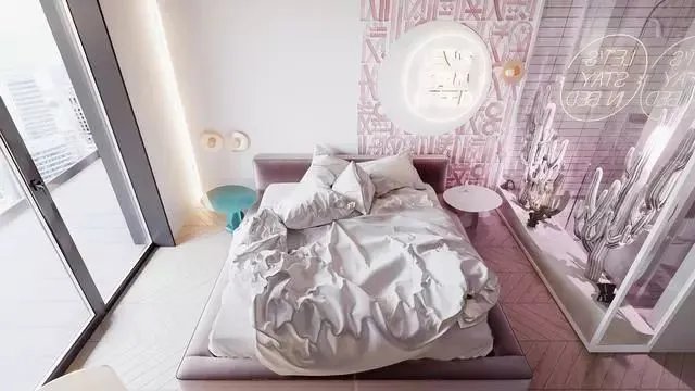 唤醒你的少女心!粉色系卧室设计,甜美的温馨空间