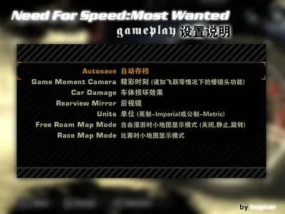 《极品飞车9：最高通缉》图像设置选项详解