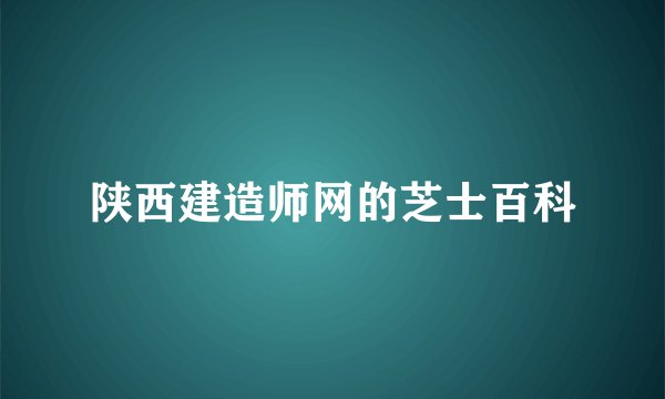 陕西建造师网的芝士百科