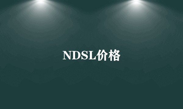 NDSL价格