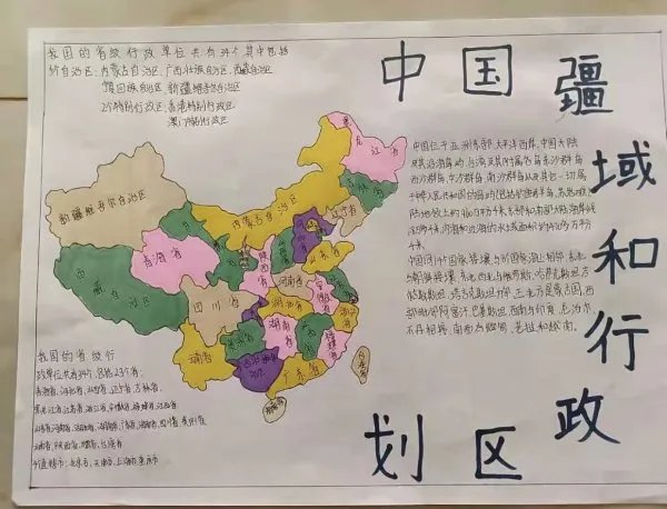 河南地理手抄报