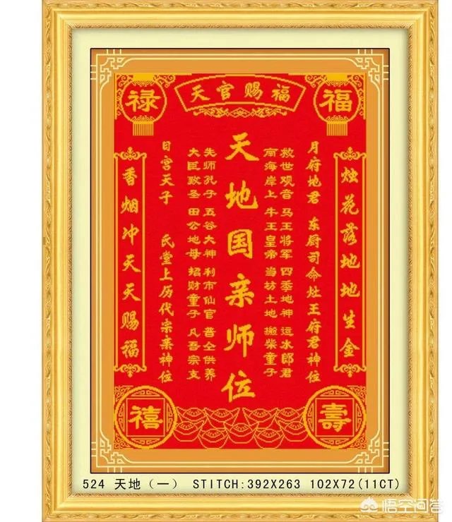 天地国亲师位代表什么意思?