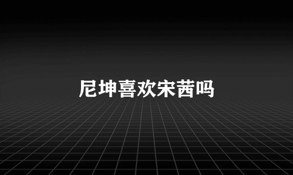尼坤喜欢宋茜吗
