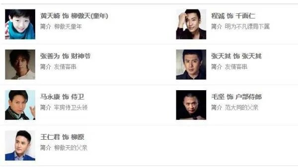 犀利仁师演员表