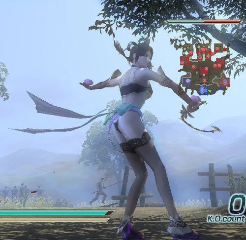 《真三国无双5》超邪恶貂蝉走光图