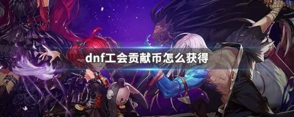 dnf工会贡献币怎么获得