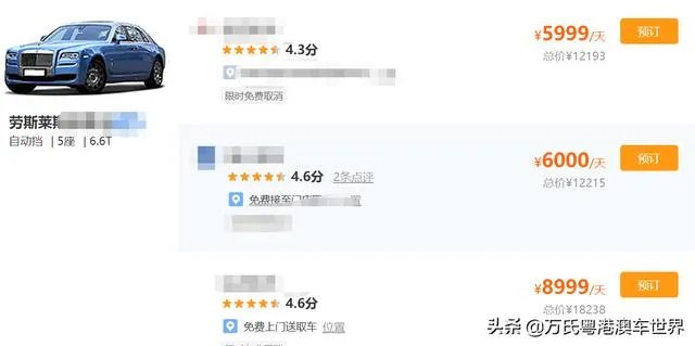 如果买一辆二手的劳斯莱斯在三线城市跑婚车,多久能回本?