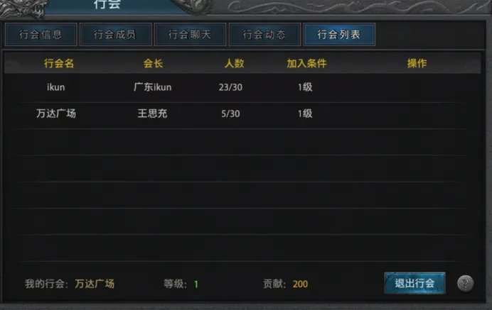 《阿修罗之眼》行会