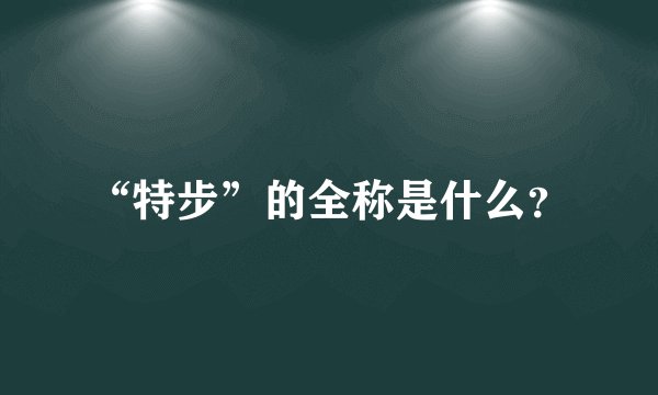 “特步”的全称是什么?