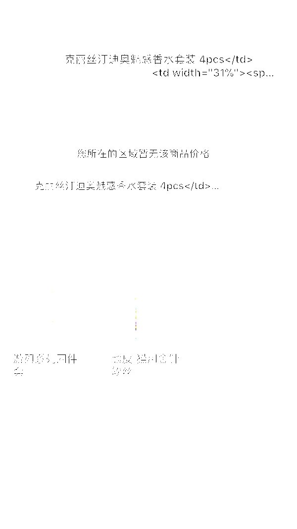 香港购入 Dior 迪奥 魅惑香水套装4件套