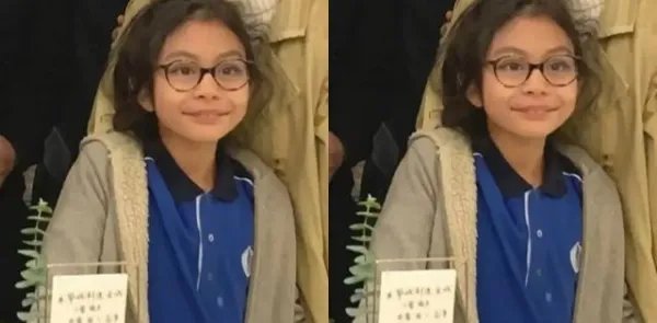 刘烨混血儿女近照曝光，诺一霓娜差别太大了吗？