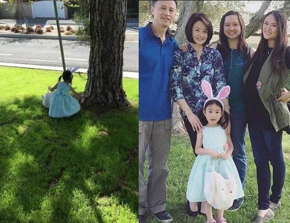 萌神奥莉变身小兔子 母亲安琪再次怀孕生宝宝