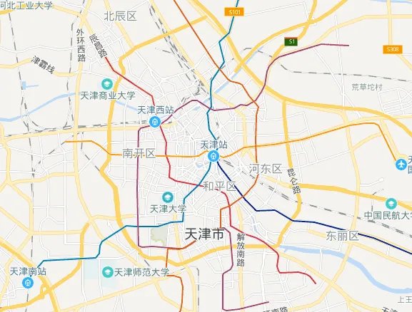 2019天津地图全图高清版大图 天津电子地图详细地址查询