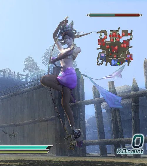 《真三国无双5》超邪恶貂蝉走光图