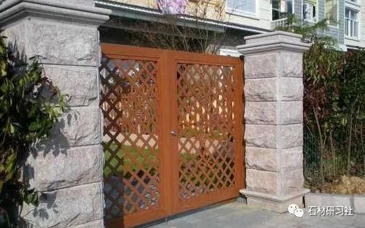 别墅围墙大门石柱设计案例大全