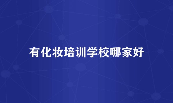 有化妆培训学校哪家好