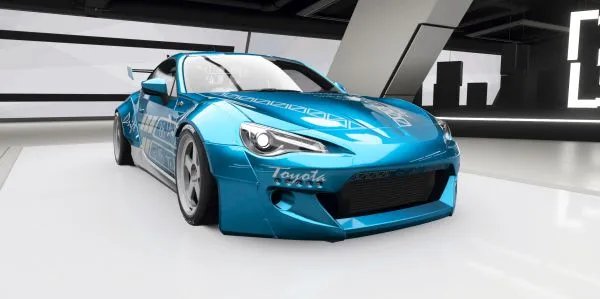 《极限竞速地平线4》丰田GT86炫彩蓝涂装